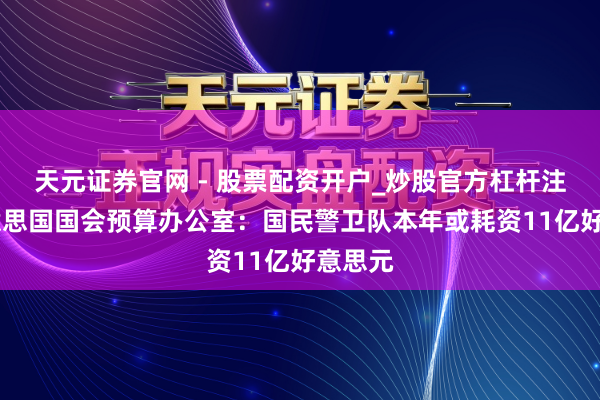 天元证券官网 - 股票配资开户_炒股官方杠杆注册 好意思国国会预算办公室：国民警卫队本年或耗资11亿好意思元