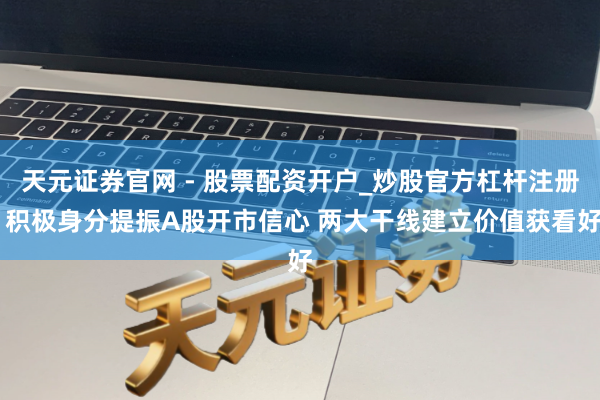 天元证券官网 - 股票配资开户_炒股官方杠杆注册 积极身分提振A股开市信心 两大干线建立价值获看好